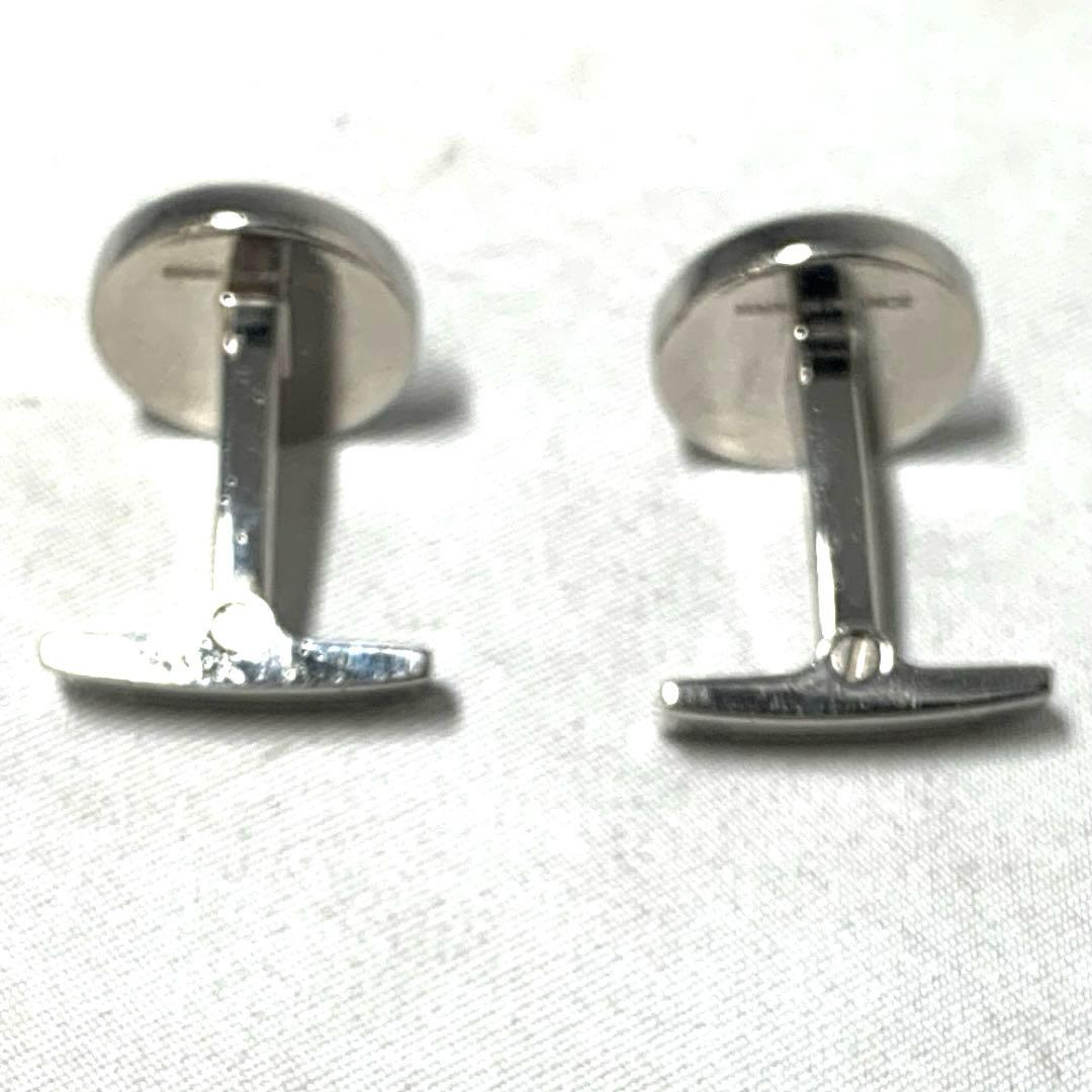 エルメス　HERMESカフス　リコル　ブラック/シルバー金具　メタル/パラジウム