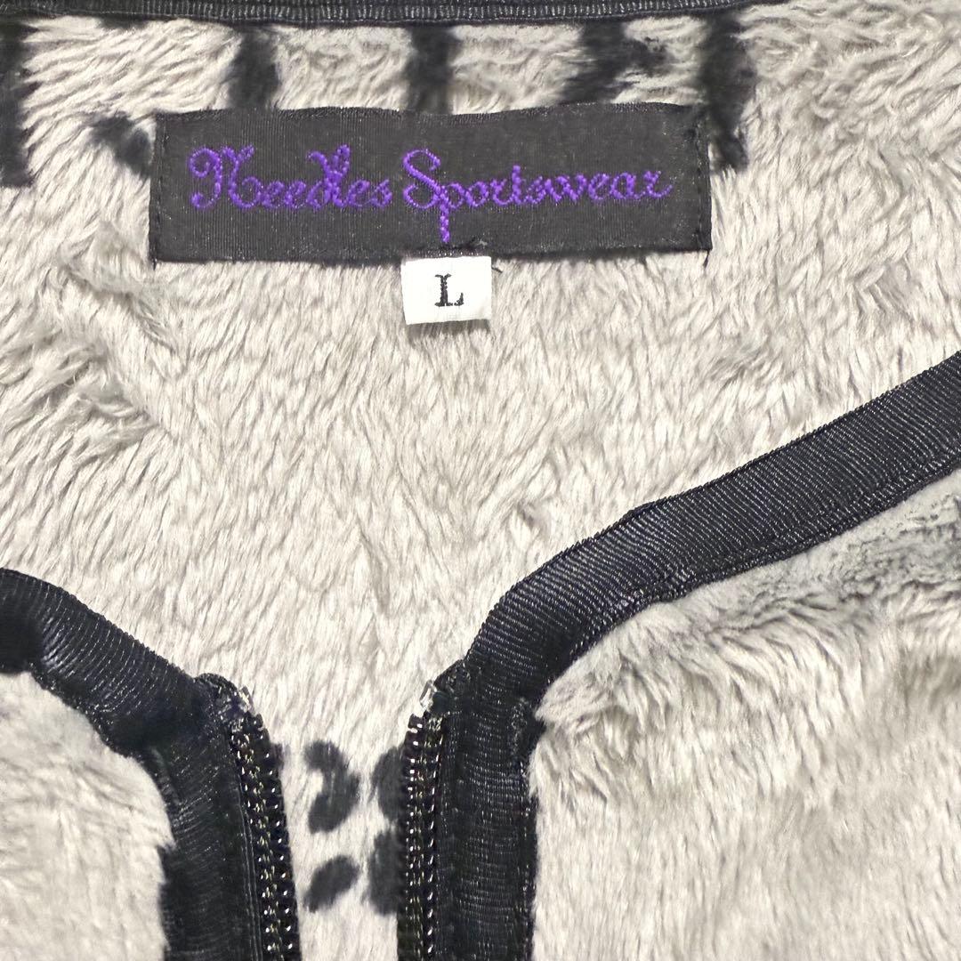 【希少】NEEDLES フリース ベスト Lサイズ　グレー