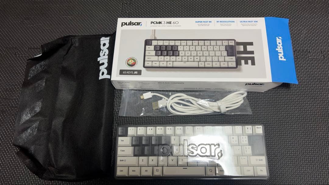 キーボード pulsar pcmk3he 60% jis