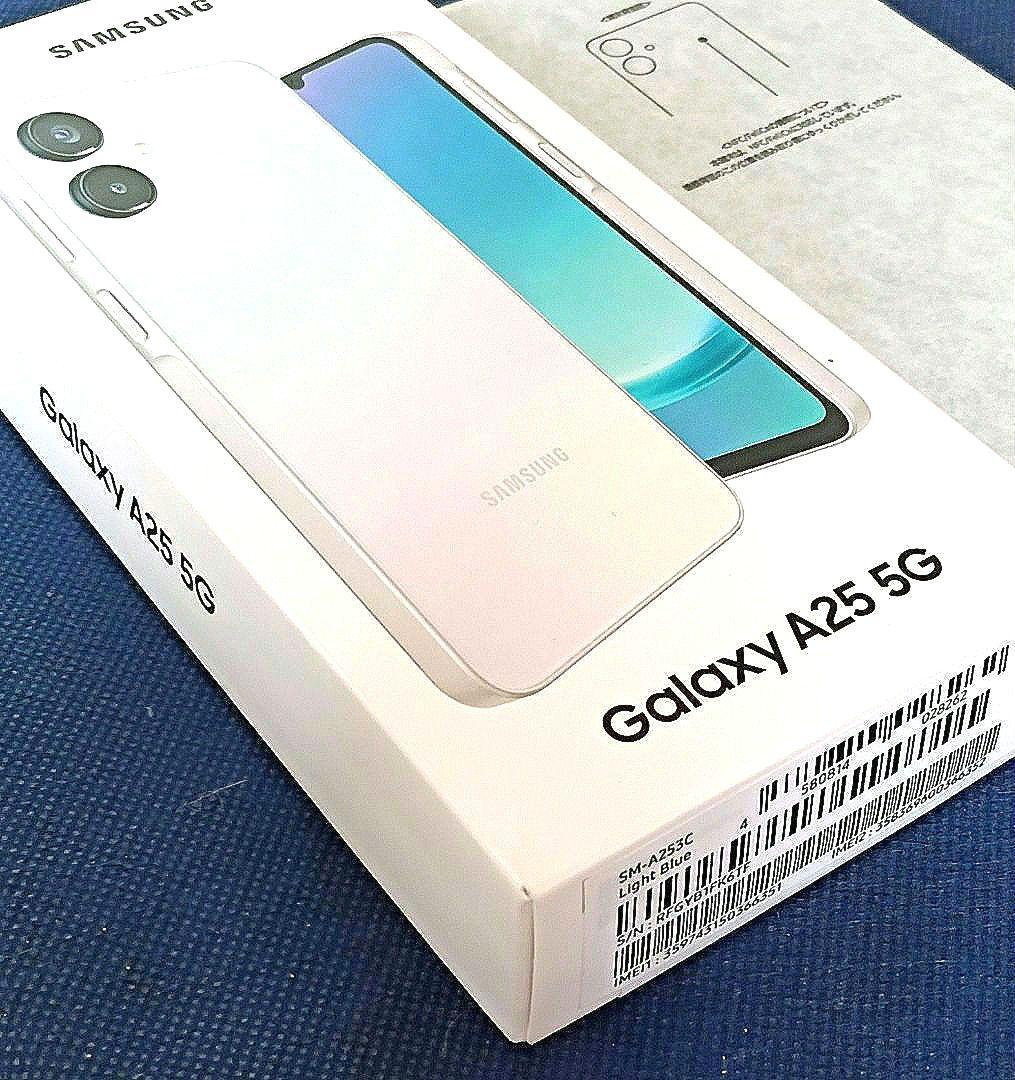 【SamsungGalaxyA255G】・本体・ライトブルー・SIMフリー