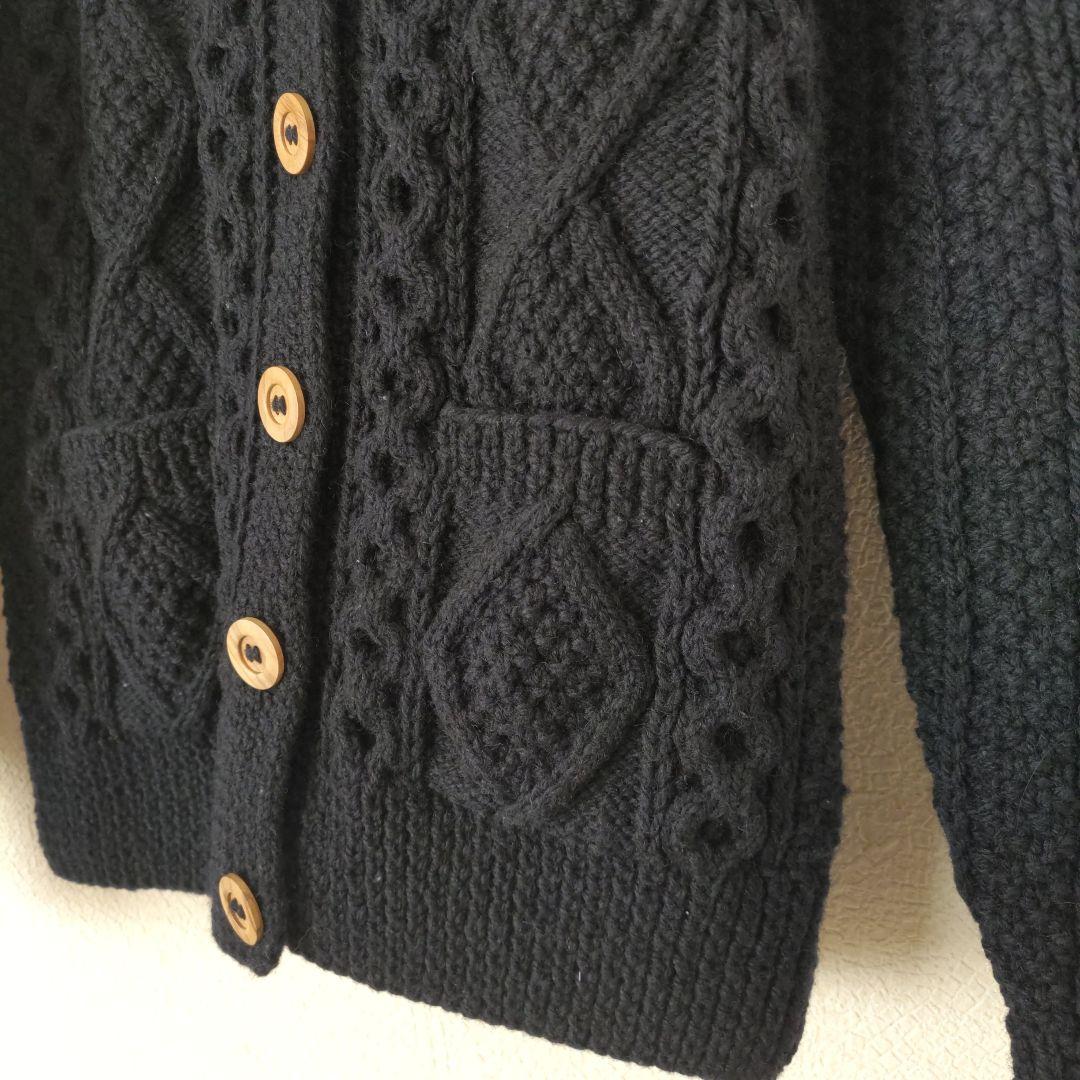 AthenaDesigns 　ニットカーディガン　ネイビー