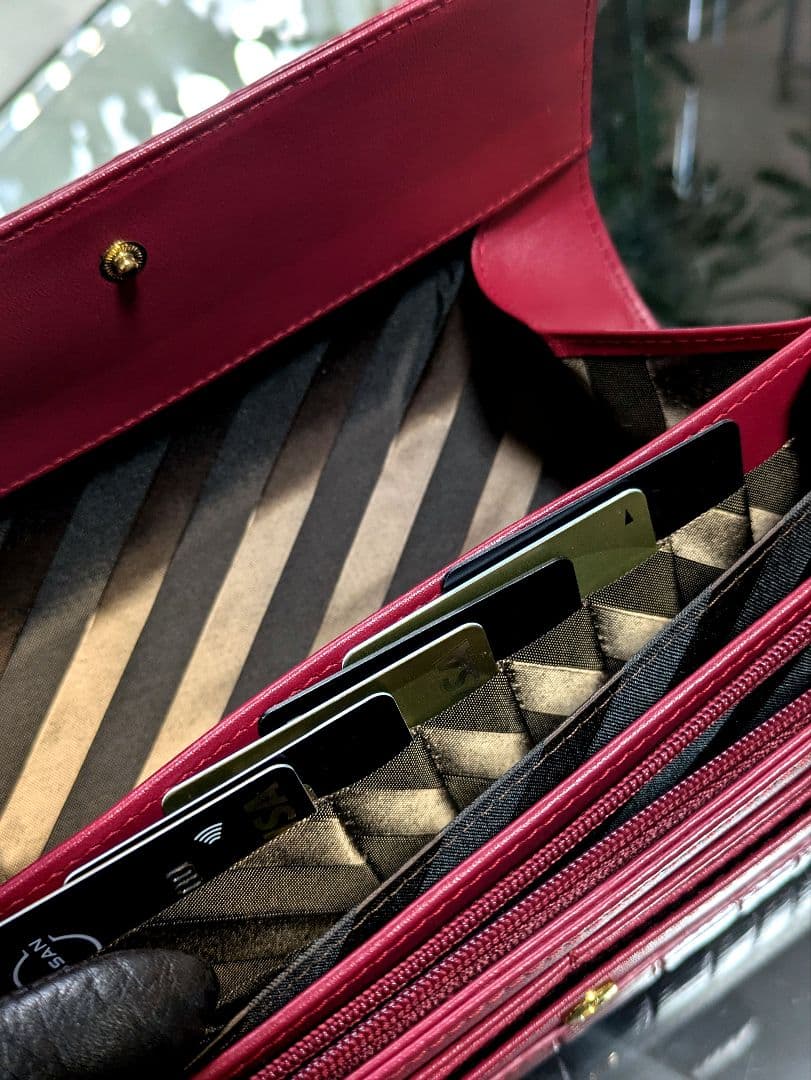 ♦️新品未使用品♦️Sanpo三宝コッコクリスターロ ♦️クロコ長財布