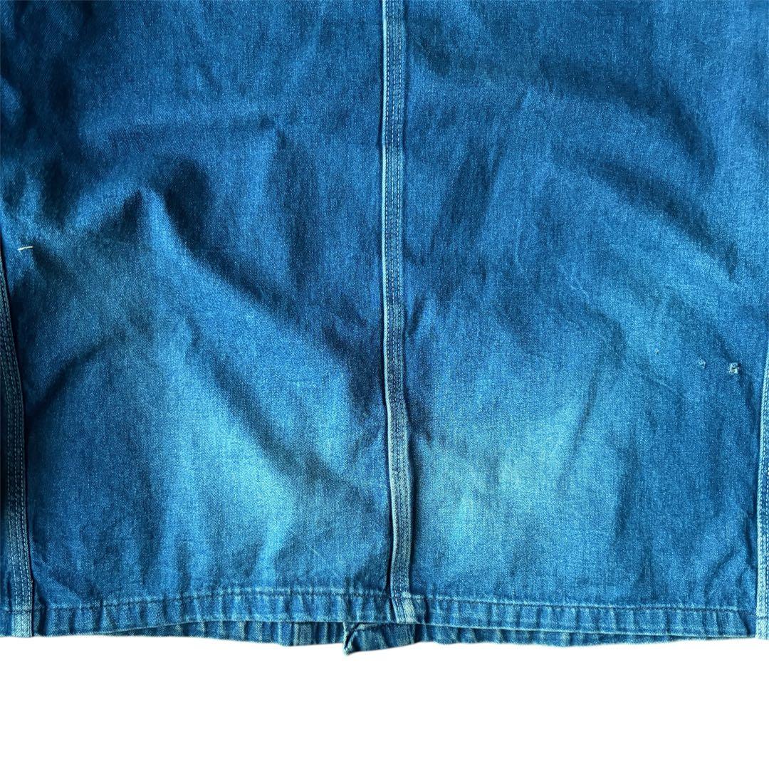 90s Carhartt usa製 カバーオール　デニムジャケット　フェード
