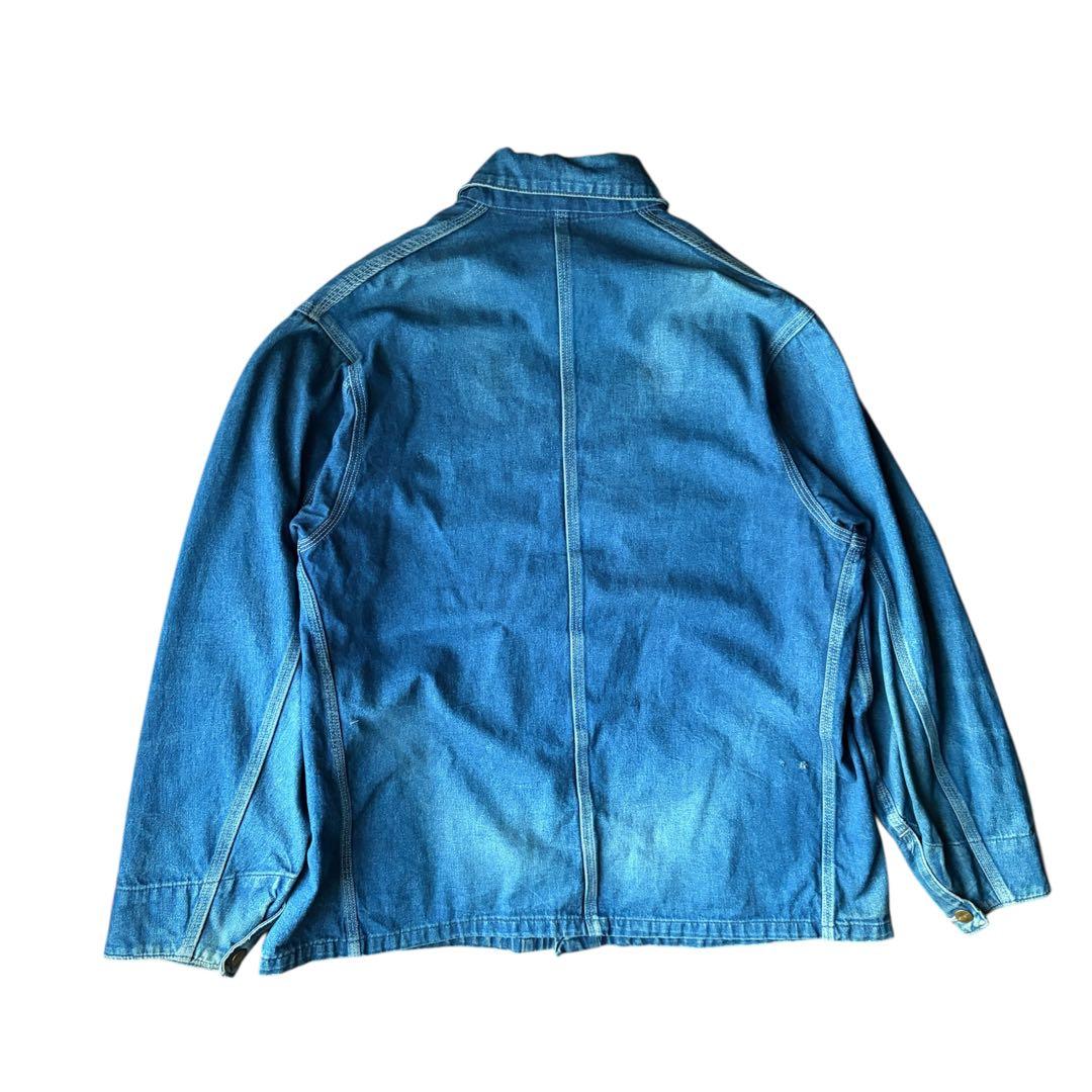 90s Carhartt usa製 カバーオール　デニムジャケット　フェード