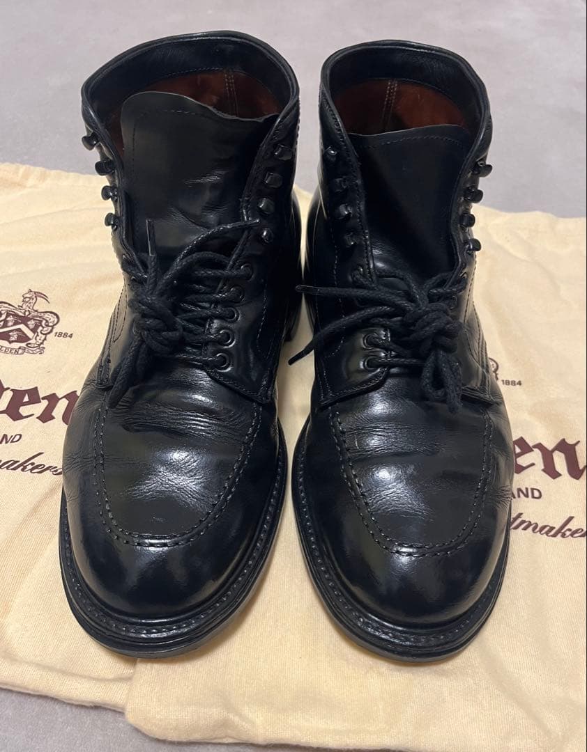 オールデン インディーブーツ Black CHRMXL Leather 401