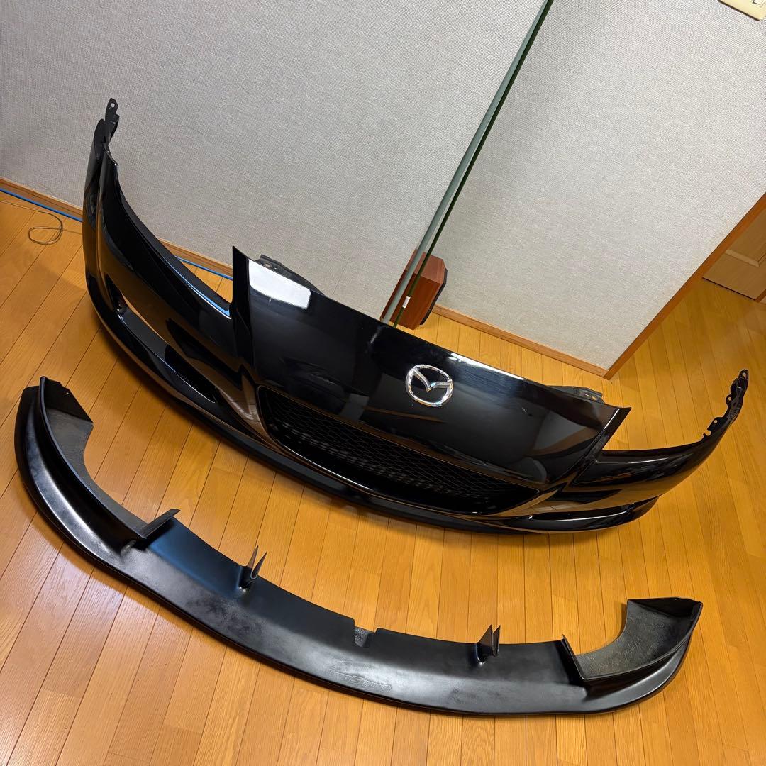 RX-8 LEG MOTOR SPORTフロントリップ +純正バンパー　引取限定