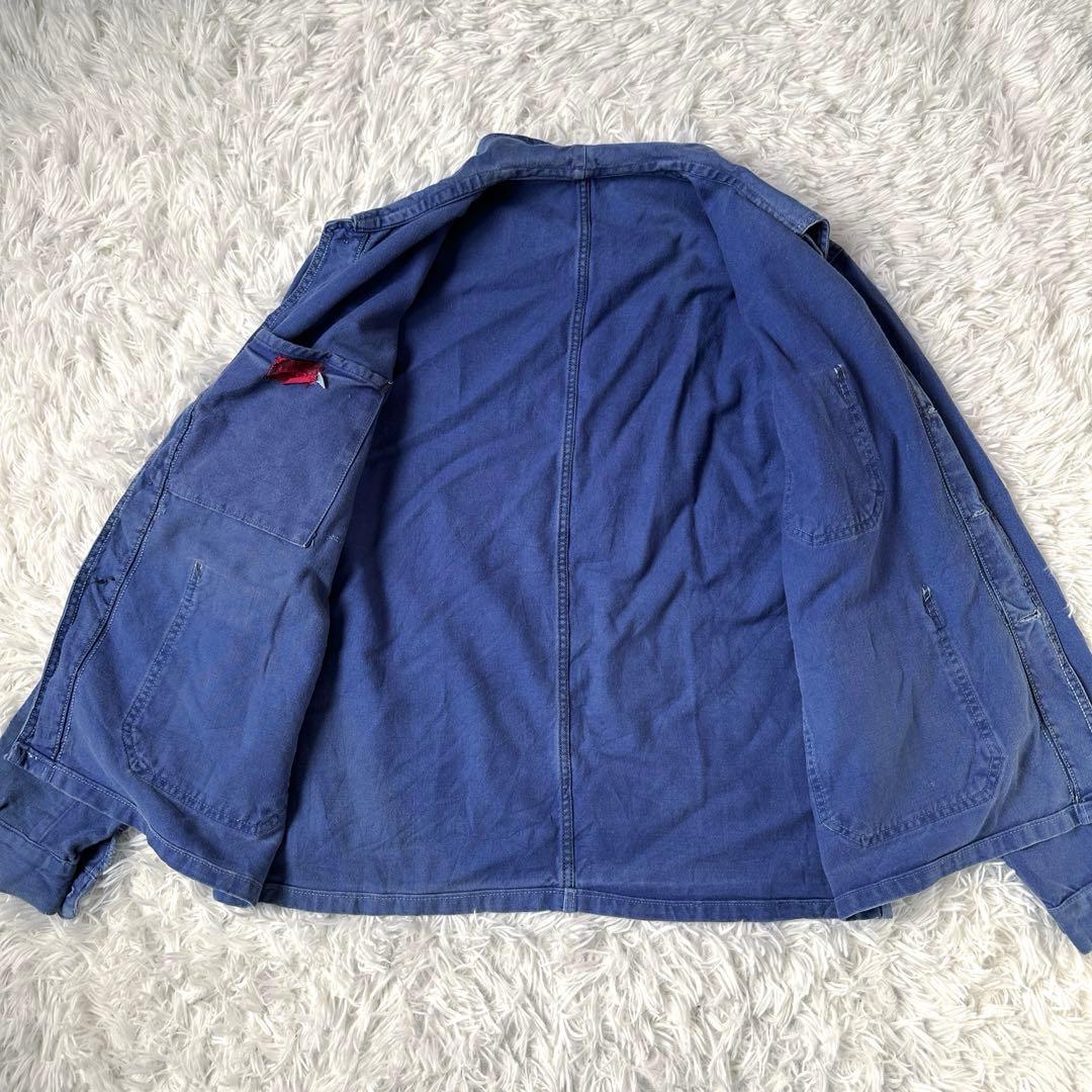 60s フレンチ カバーオール ブルー ユーロワーク vintage 雰囲気系