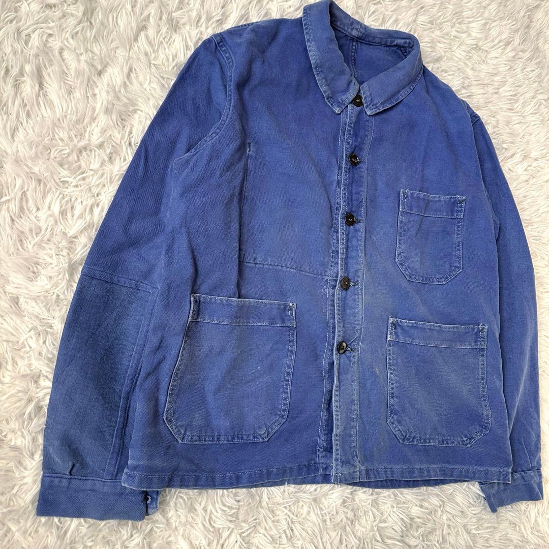 60s フレンチ カバーオール ブルー ユーロワーク vintage 雰囲気系