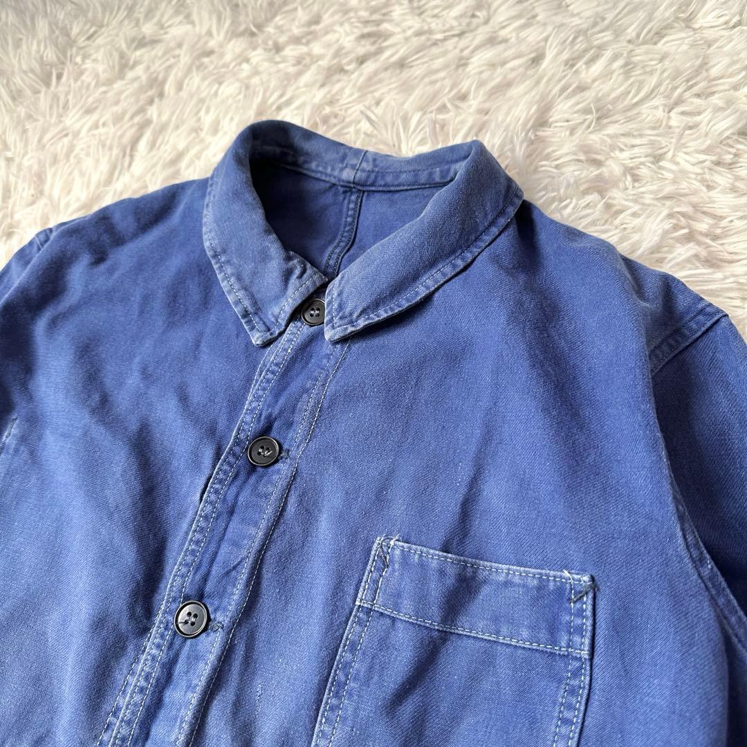 60s フレンチ カバーオール ブルー ユーロワーク vintage 雰囲気系