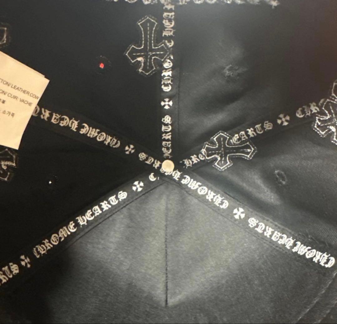 Chrome Hearts クロス刺繍キャップ