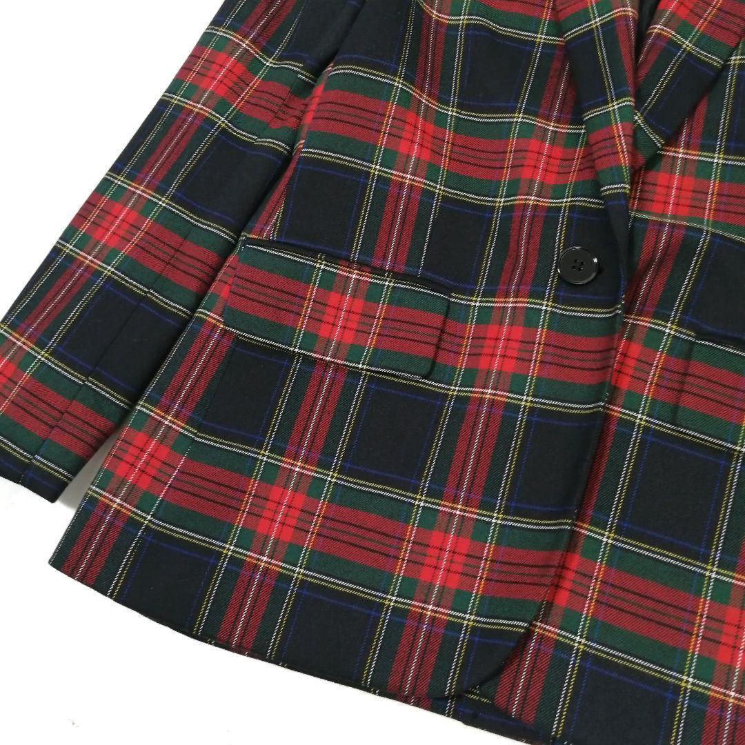 未使用 ✨ ローレン ラルフローレン　タータンチェック　ジャケット　美シルエット