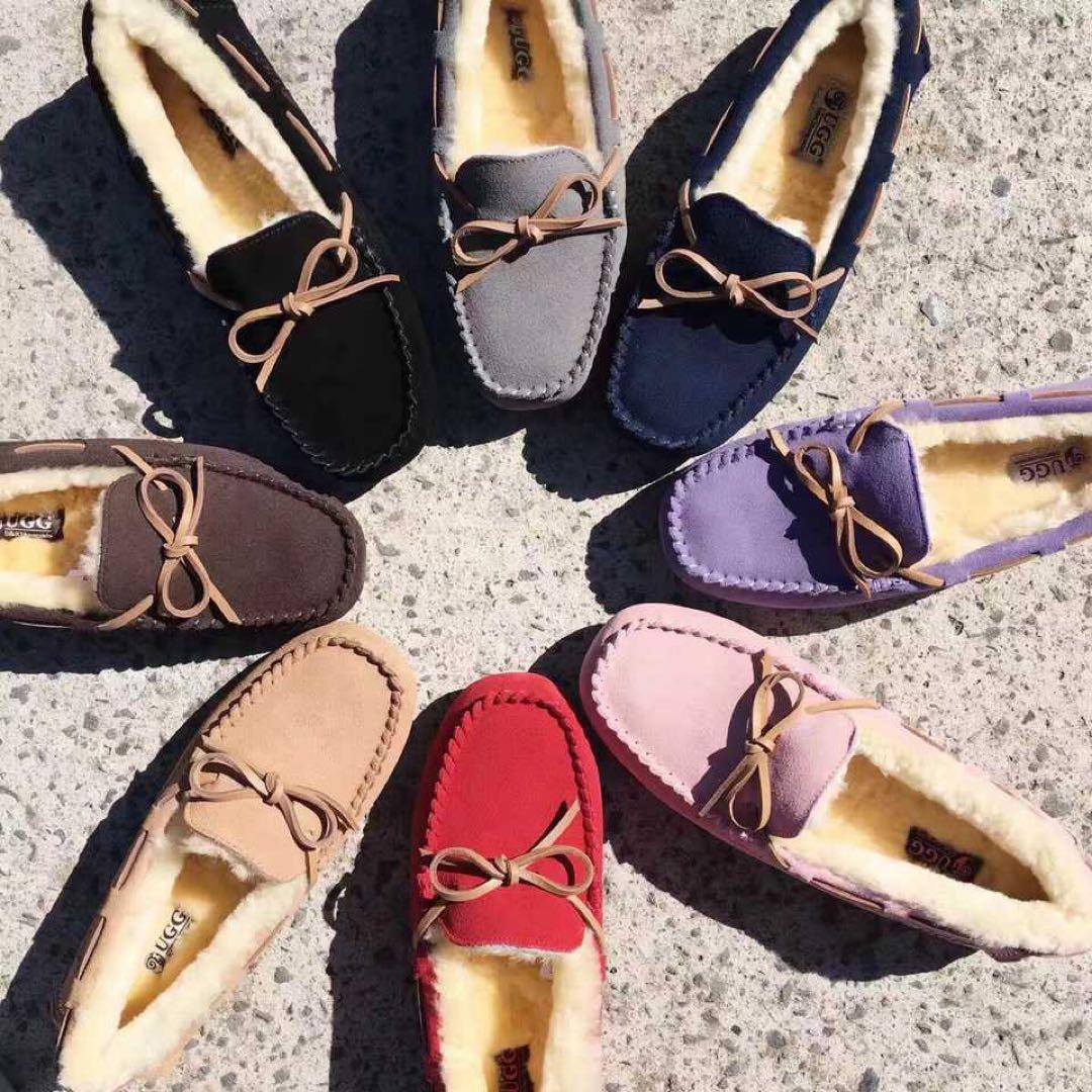 セール品新品1点物ムートンモカシンピンク22cm