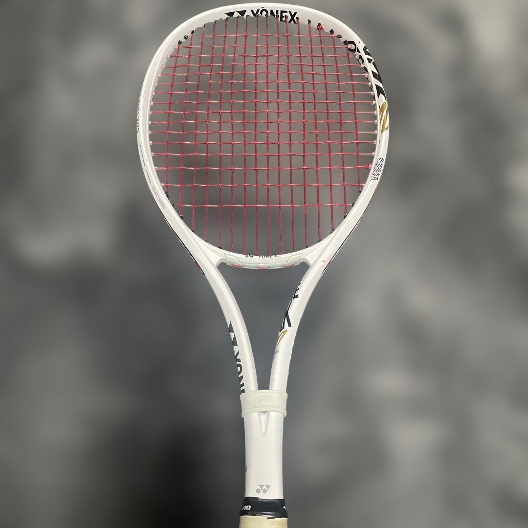 翔YONEX テニスラケット ホワイト/レッド