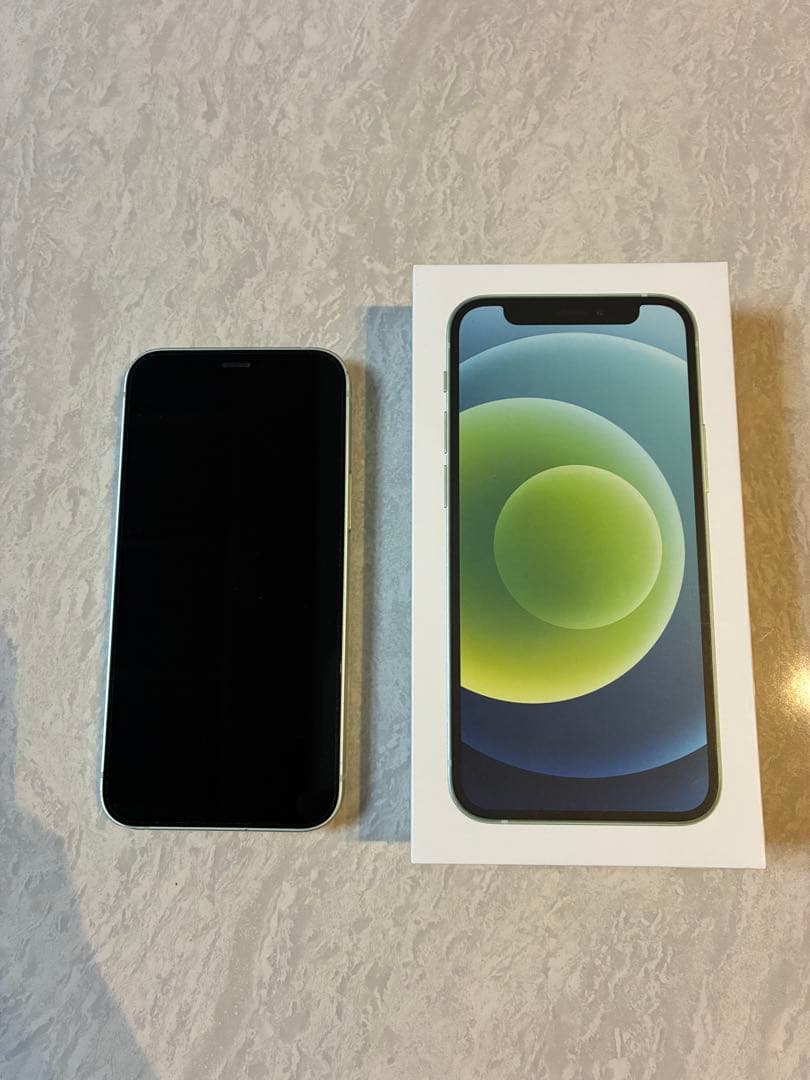 iPhone12mini 本体 64GB simフリー　ミントグリーン 箱あり