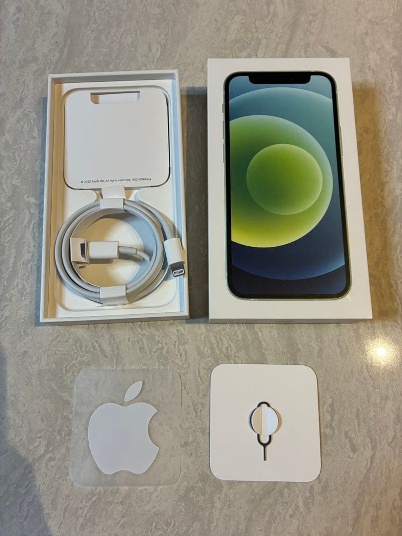 iPhone12mini 本体 64GB simフリー　ミントグリーン 箱あり