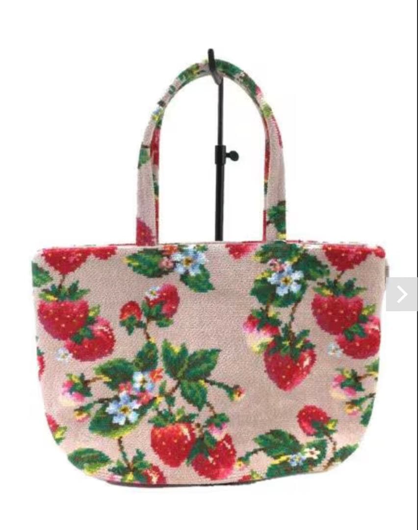 【はーちゅー様限定】フェイラー　イチゴ柄トートバッグ