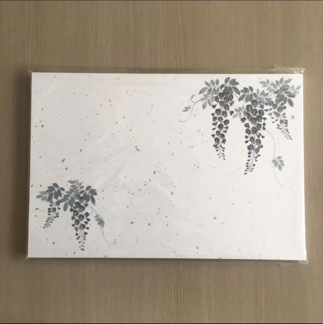 1000枚　☆尺三金銀淡墨まっと☆　藤　業務用　飲食店　ホテル　旅館