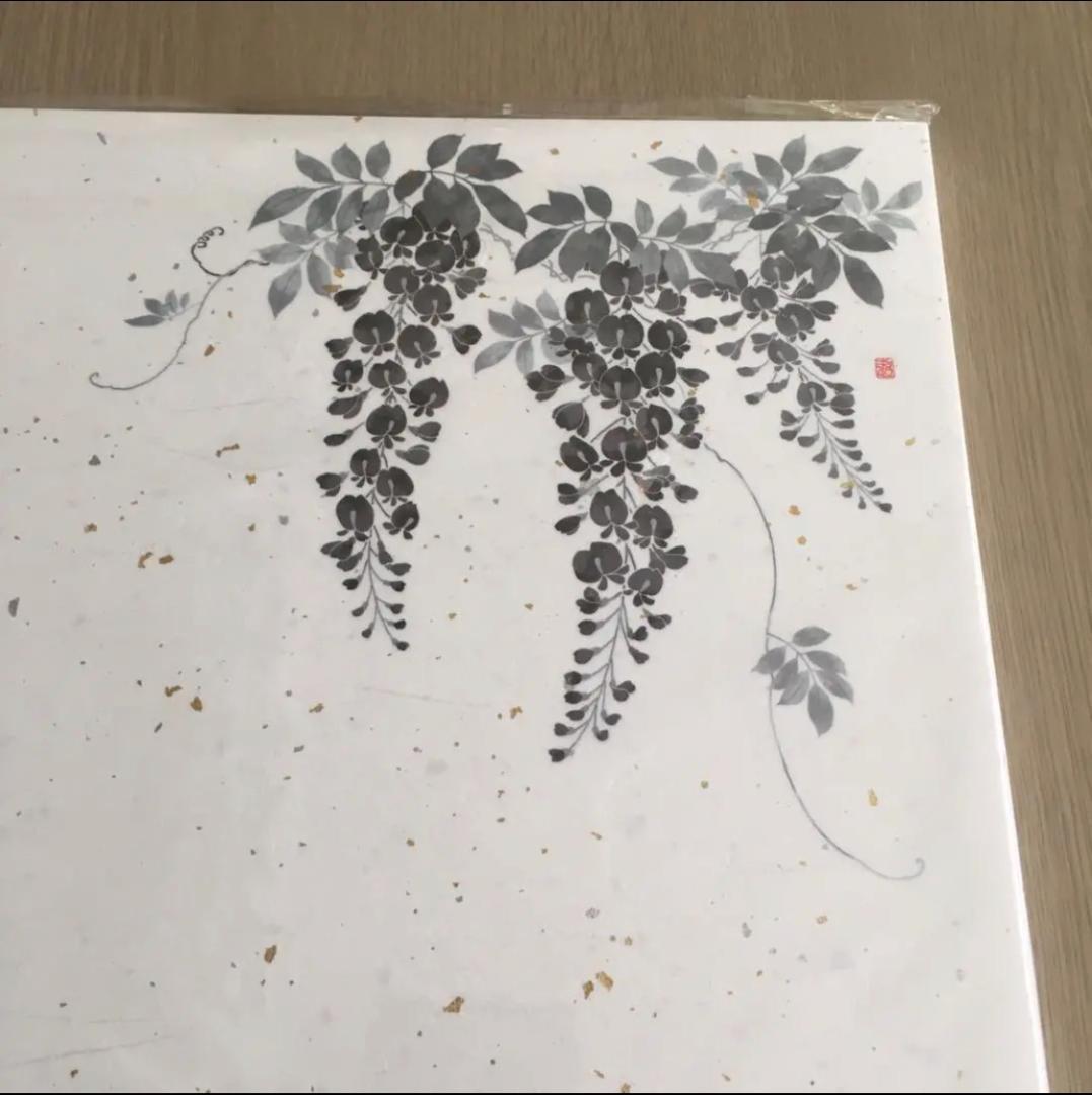 1000枚　☆尺三金銀淡墨まっと☆　藤　業務用　飲食店　ホテル　旅館