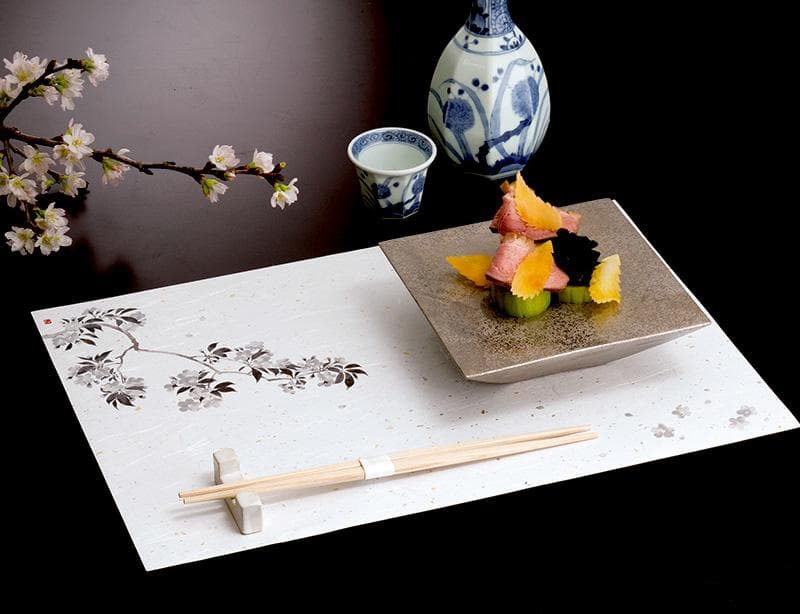 1000枚　☆尺三金銀淡墨まっと☆　藤　業務用　飲食店　ホテル　旅館