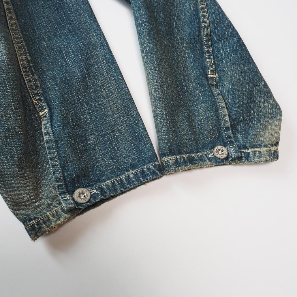 BEAMS BOY別注 バズリクソンズ USED DENIM PULLOVER