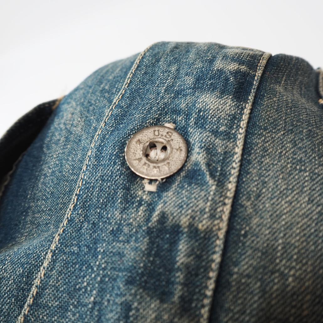 BEAMS BOY別注 バズリクソンズ USED DENIM PULLOVER