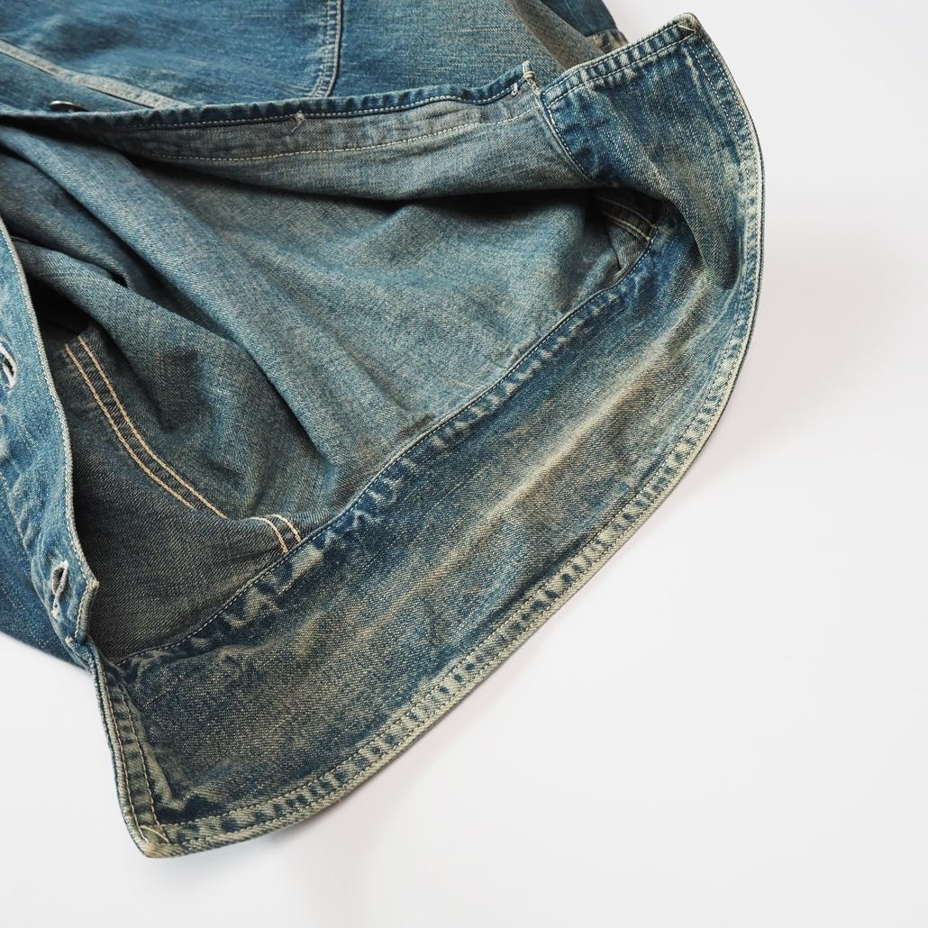 BEAMS BOY別注 バズリクソンズ USED DENIM PULLOVER