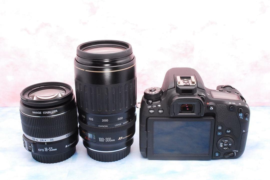 ☆キャノン EOS 9000D☆豪華Wレンズ☆Wi-Fi☆一眼レフカメラ