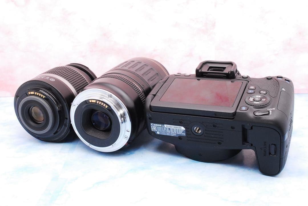☆キャノン EOS 9000D☆豪華Wレンズ☆Wi-Fi☆一眼レフカメラ
