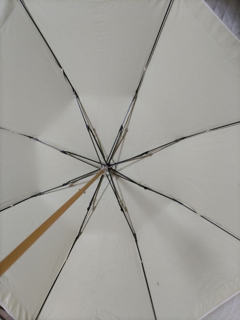 アシーナニューヨーク　日傘　傘　折りたたみ　ミルクティ　晴雨兼用