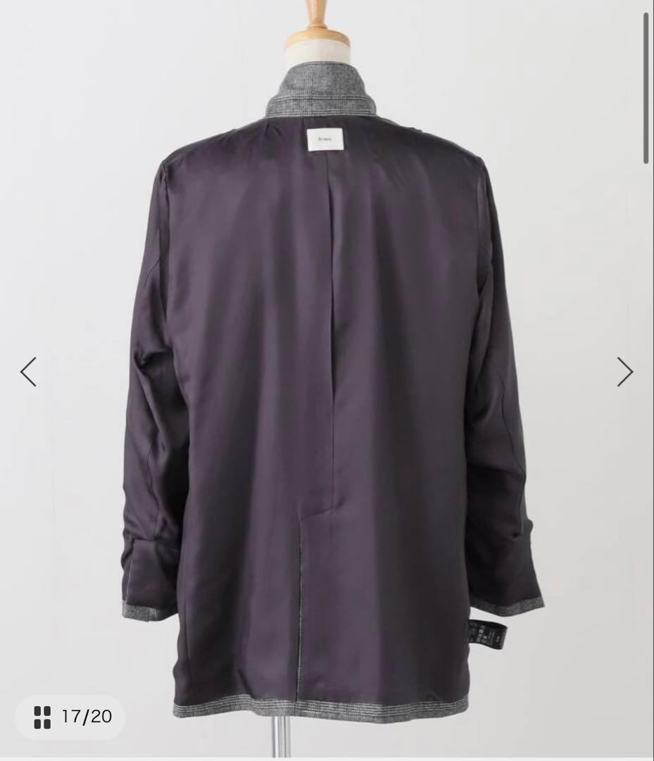 L'Appartement GLENCHECKSINGLE JACKET 日本製