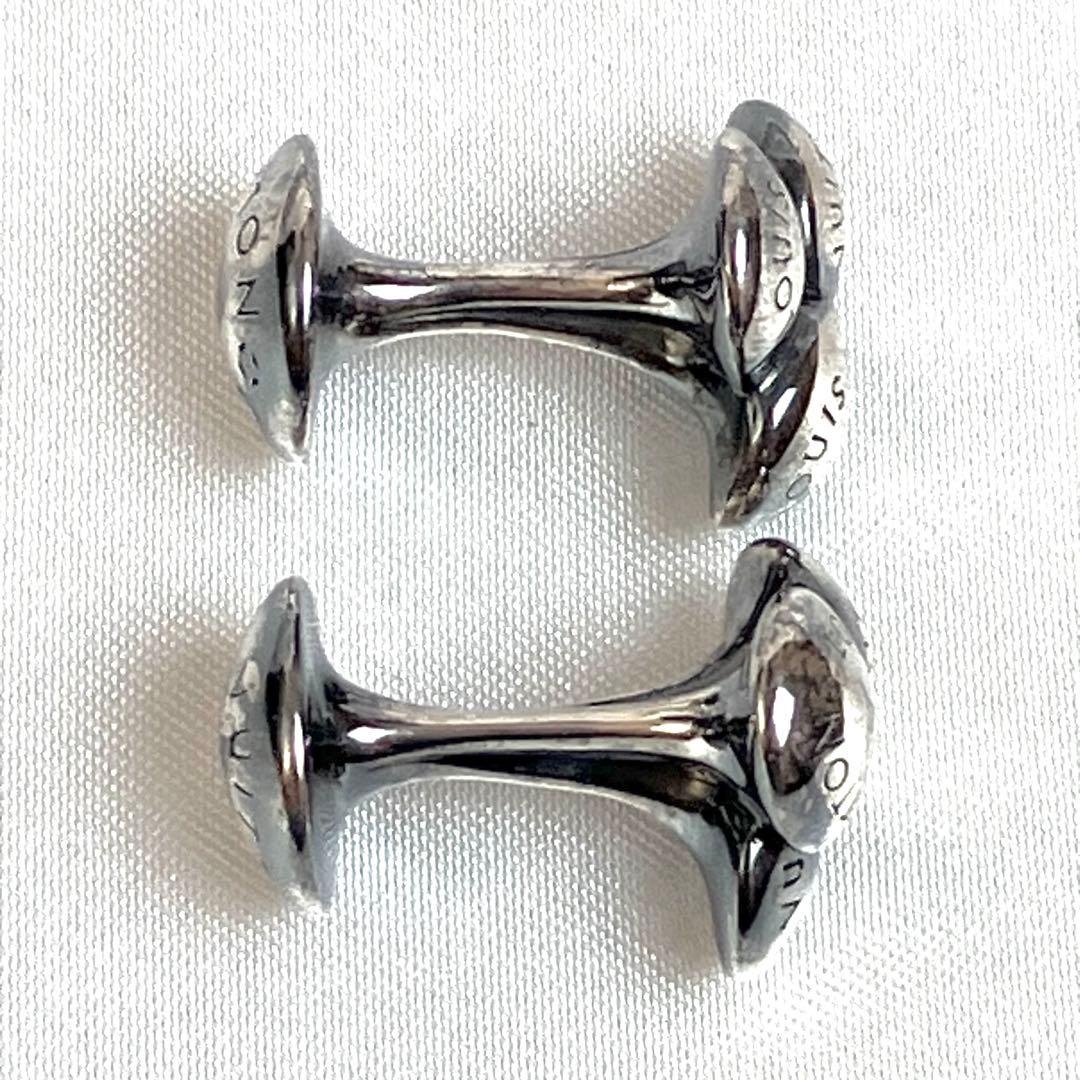 【美品】ルイヴィトン　ドゥ　マンシェット　モチーフ　ブーケドクルー　カフスボタン