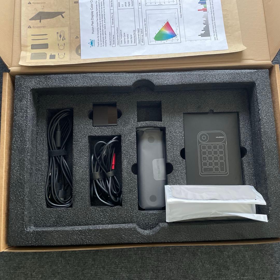 HUION 液タブ Kamvas Pro 19 4K UHD 18.4型