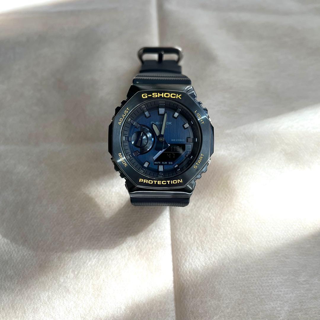 G-SHOCK 5611 GM-2100N ネイビー　八角形