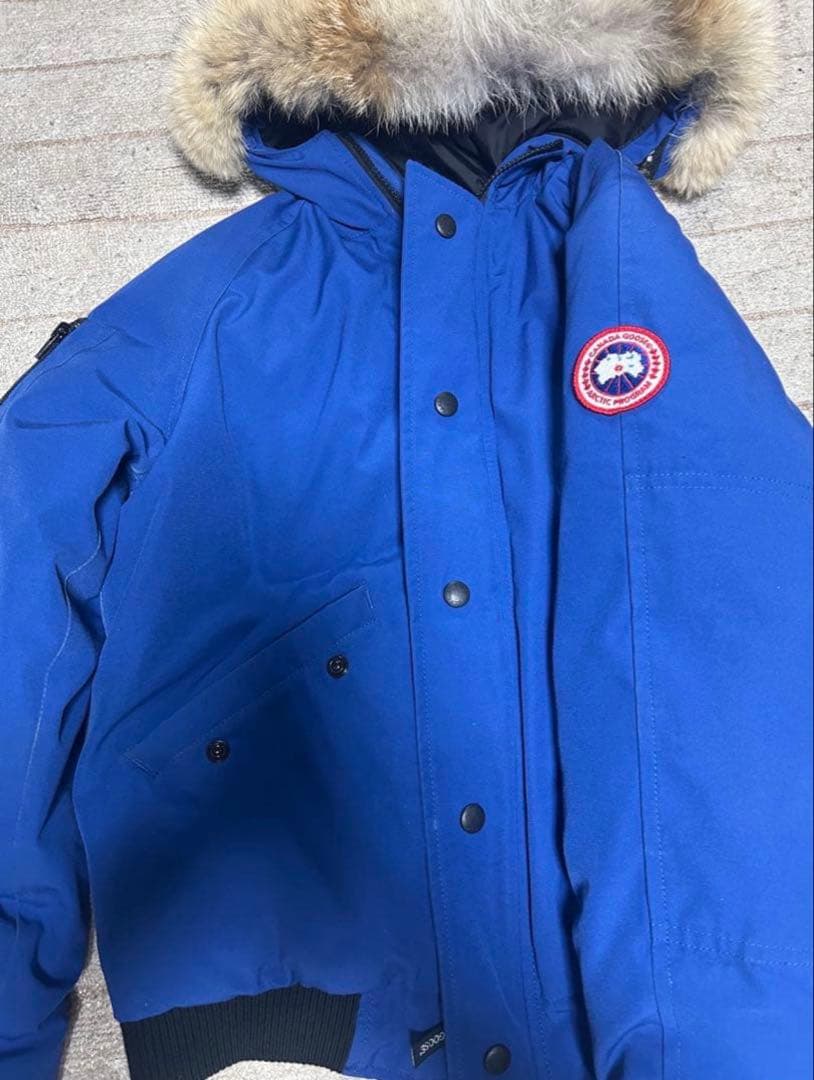 ごりけんTee Shyne着用 カナダグース 青 短丈 安心鑑定済