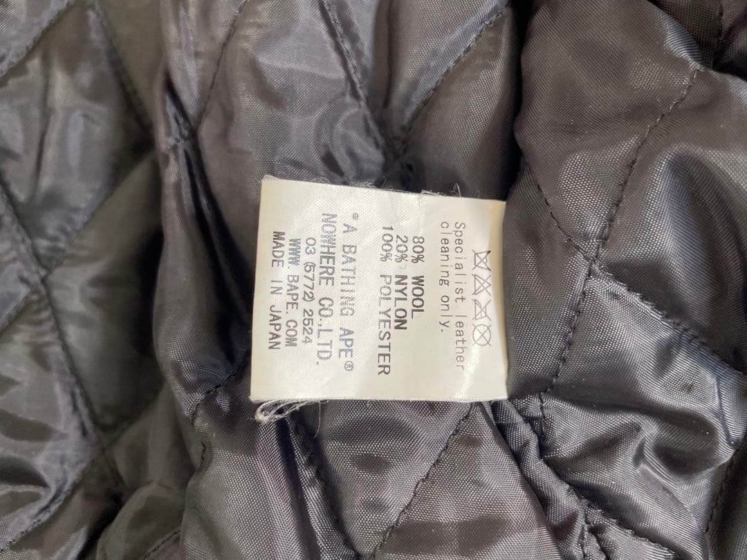 A BATHING APE スタジャン サイズL ナンバリングあり