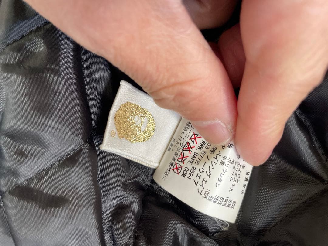 A BATHING APE スタジャン サイズL ナンバリングあり