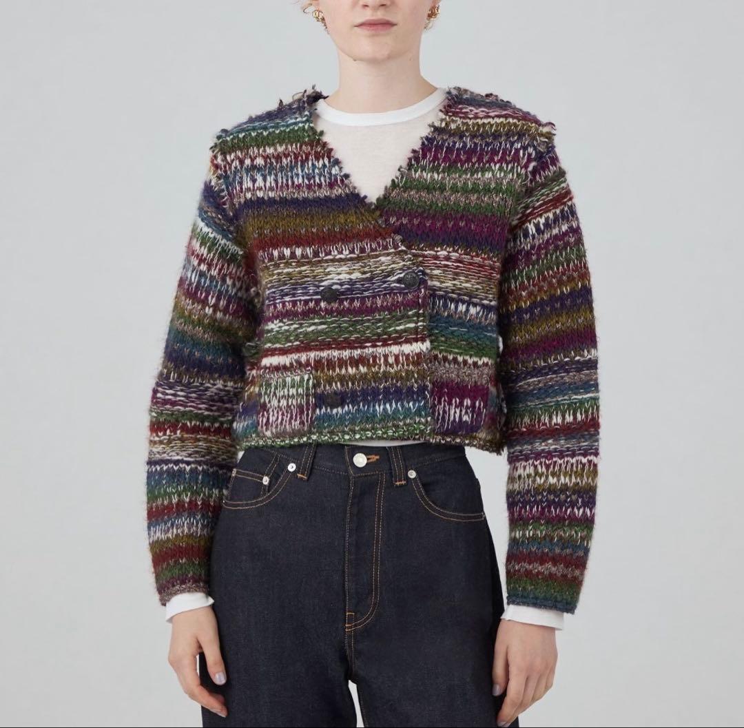 TOMORROWLAND ニットボンディング クロップドジャケット　マカフィー