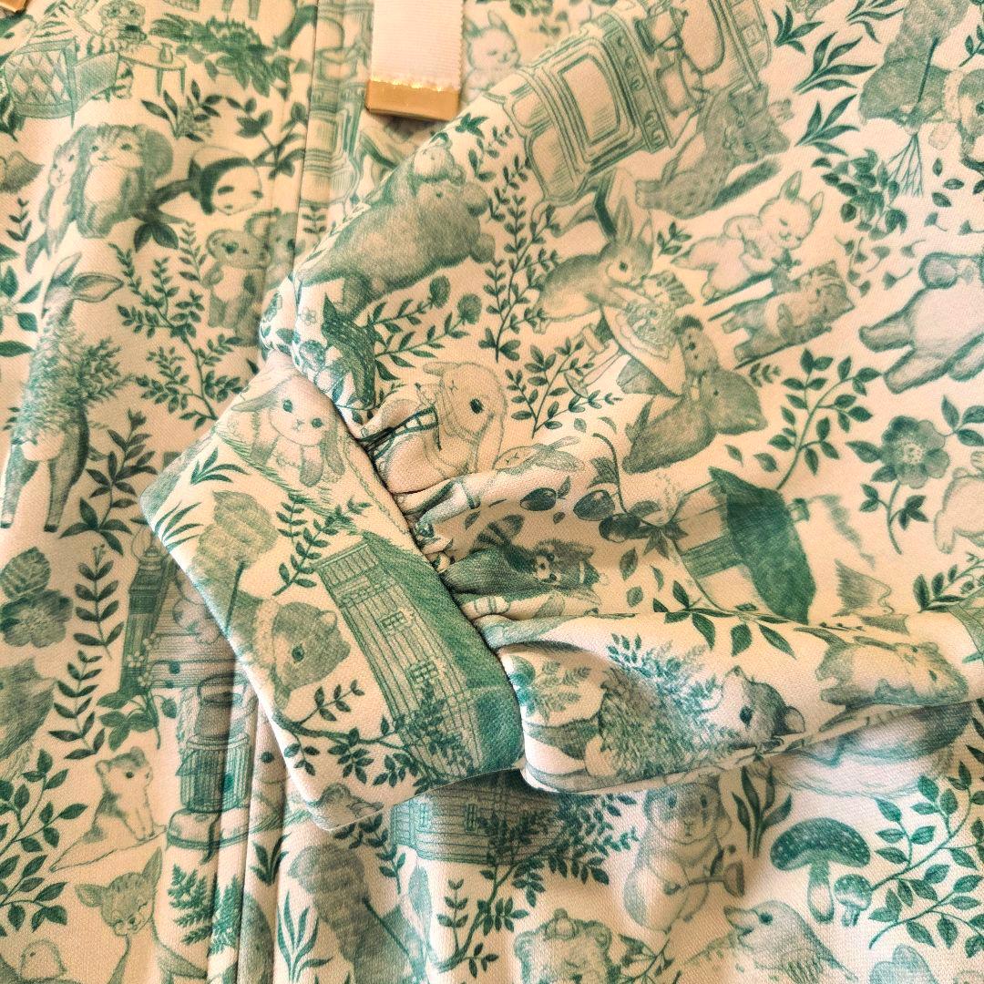 ジョリープッぺ【22fabric】ユキエモン　ダンボールニット　ラグランパーカー