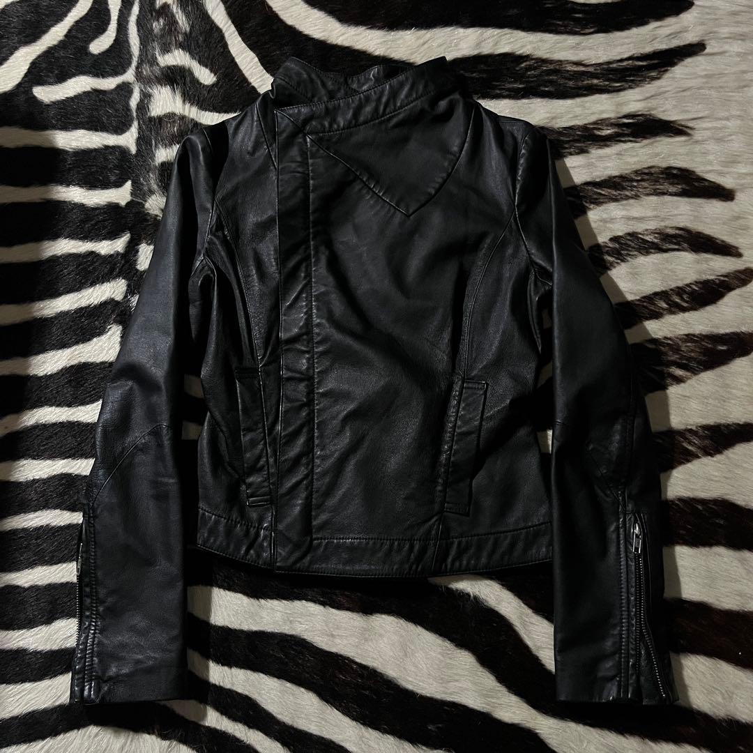ジャケット・アウター 00s archive leather jacket ekam