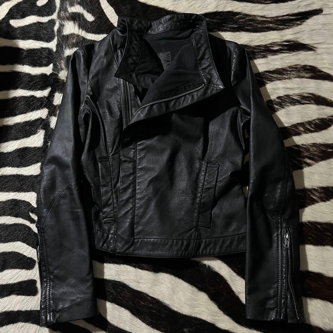 ジャケット・アウター 00s archive leather jacket ekam