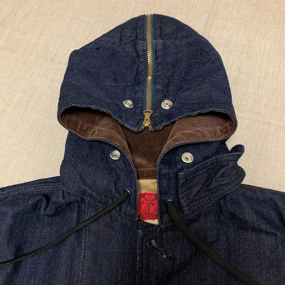 EVISU エヴィス デニム ハンタージャケット 40(XL相当) 濃紺