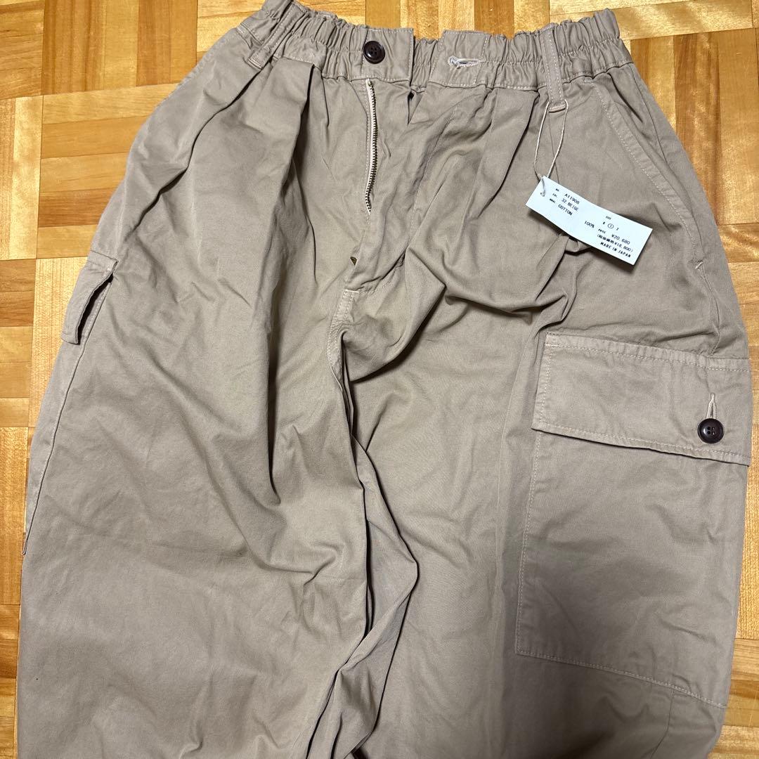 HARVESTY ハーベスティ　サーカスパンツ　カーゴパンツ　1 ベージュ