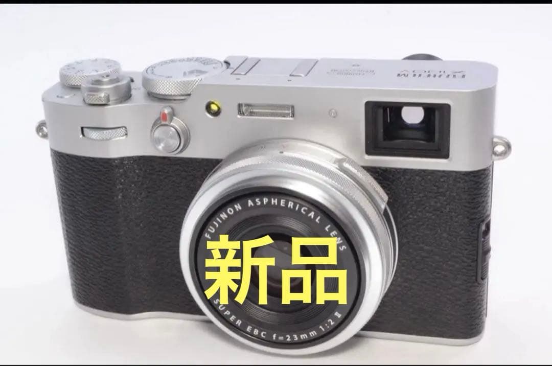 未使用品同様　FUJIFILM デジタルカメラ　X100V シルバー