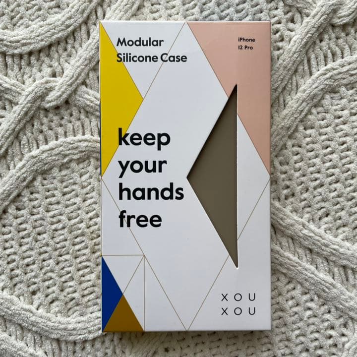 ドイツ発XOU XOU iPhone 12 pro ストラップ付きスマホケース