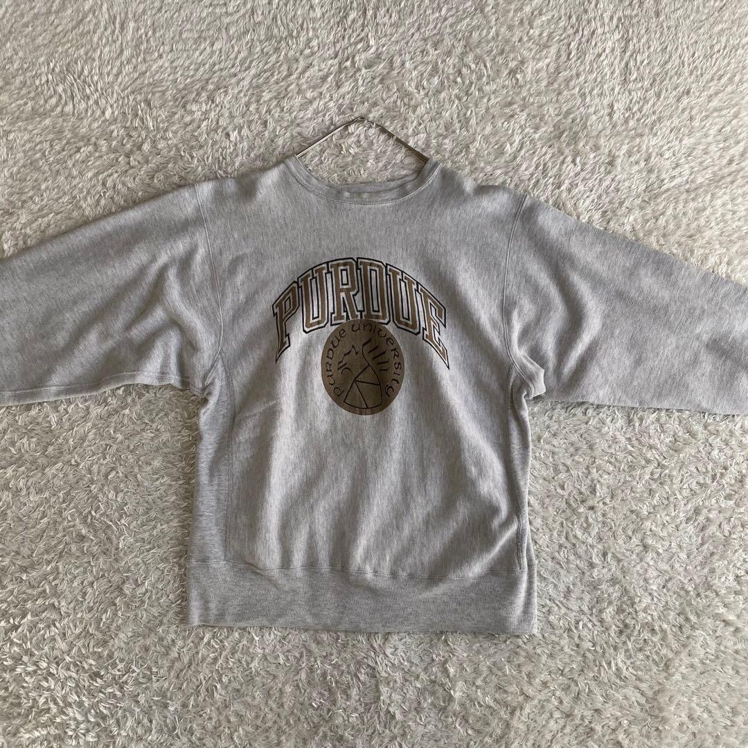 美品/80s後期/XL チャンピオン トリコタグ USA製 リバースウィーブ