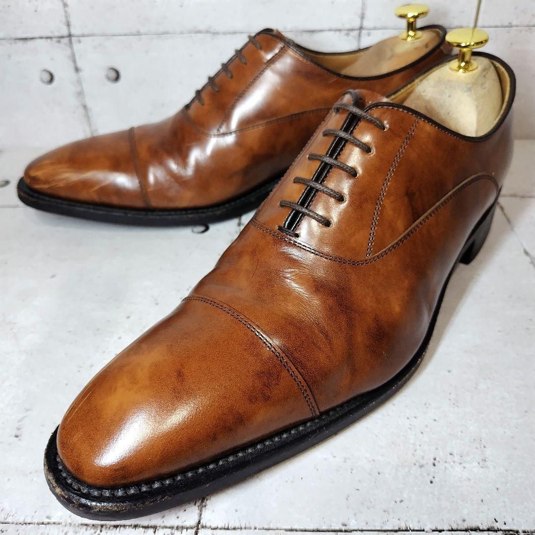 リーガル ストレートチップ 25.5cm ブラウン 革靴 ビジネス 315R　茶