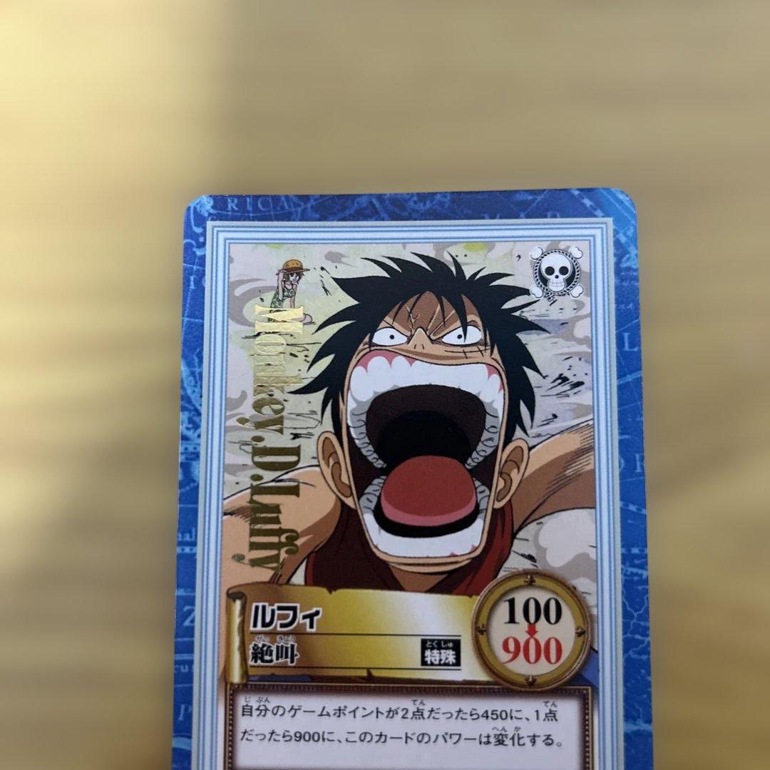 旧ワンピースカード　ルフィ　当時物