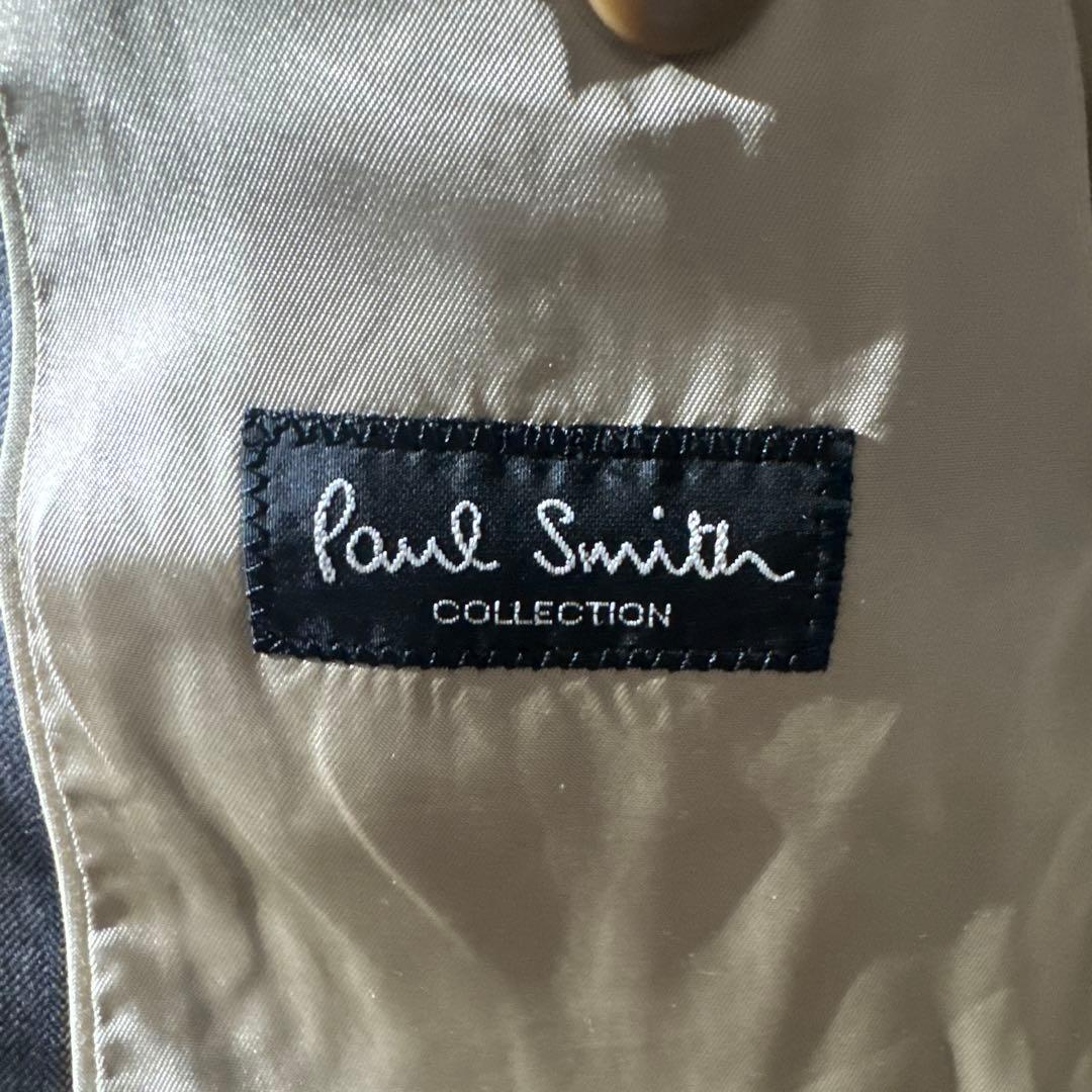 M*〜様 ポールスミス グレー ストライプ ビジネススーツ セットアップ