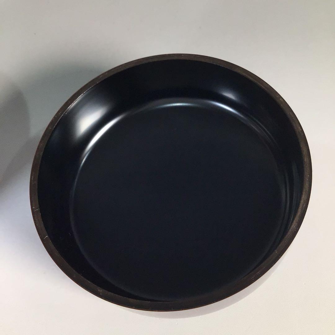 Ｍ７５４　中棗　『加賀蒔絵師　田中宗凌作』『溜塗』『唐松蒔絵』　共箱　茶道具