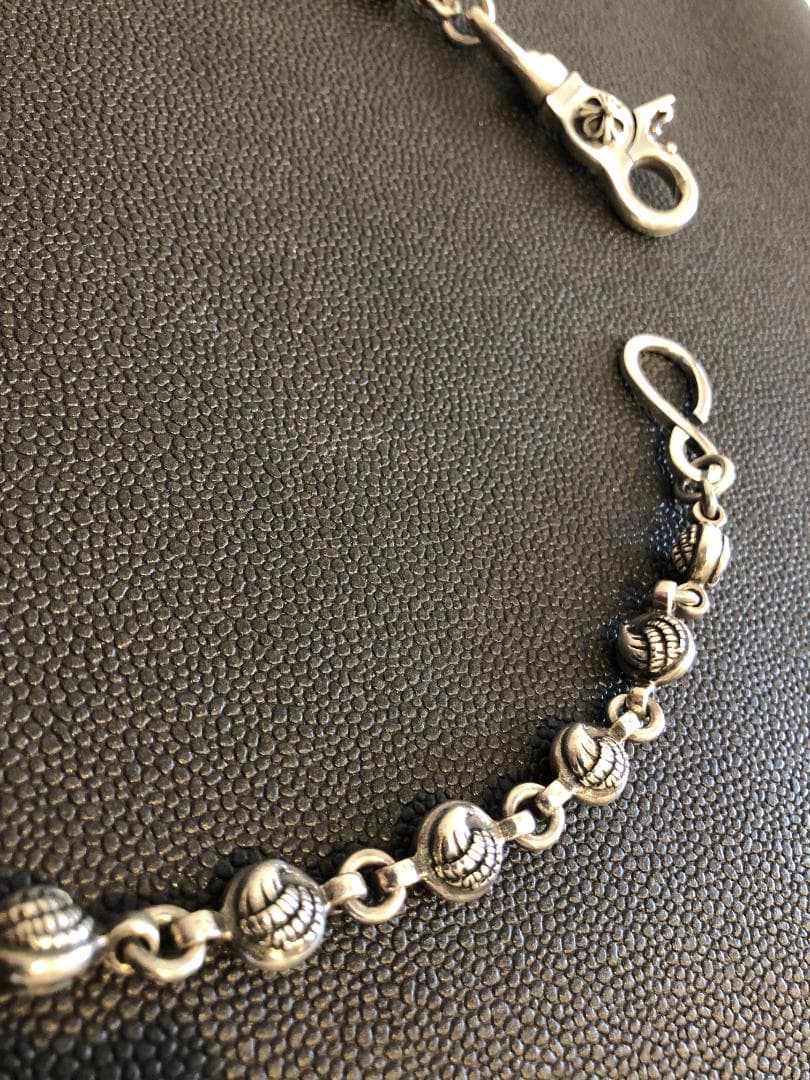 SV925 シルバー　ウォレットチェーン　ベアクロー　CH クリップ